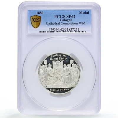 Alemania Imperio Colonia Catedral Religión Arquitectura SP62 PCGS WM medalla 1888 Foto 1 de 4