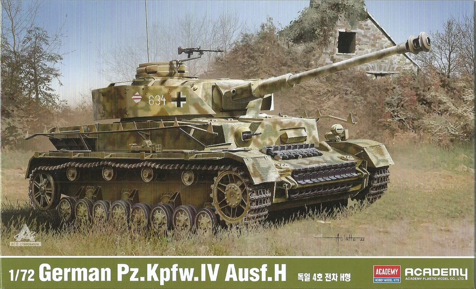 Accademia 1/72 Pz Kpfw IV Ausf H - Immagine 1 di 1
