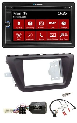 Blaupunkt Lenkrad DAB TMC 2DIN USB Bluetooth Navigation für Suzuki SX4 ab 2013 - Bild 1 von 4