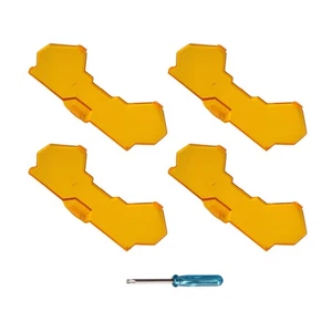 Driving Light Covers For maXpeedingrods 5" Square LED Lights Waterproof Amber - Picture 1 of 19