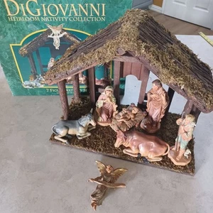 DiGiovanni Erbstück Krippe Sammlung Set Vintage 1998 7 teiliges Set Vintage - Bild 1 von 21