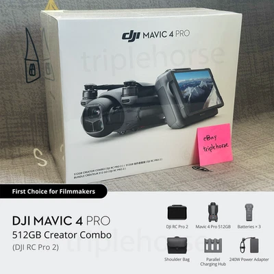 🔥 DJI Mavic 4 Pro Drone Creator Combo with RC Pro 2 🔥 FREE 2 DAY ✈️ FROM USA - Image 1 of 4