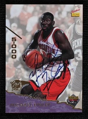1995 Signature Rookies Tetrad Auto /5000 Michael Finley #27 Auto RC - Image 1 of 2