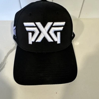 PXG Hat Cap Men Black  Spellout Logo Golf New Era 9Forty - Image 1 of 4
