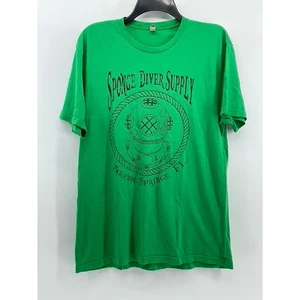 UNBRANDED Herren Green Sponge Diver Supply Graphic Kurzarm T-Shirt Gr. L - Bild 1 von 10