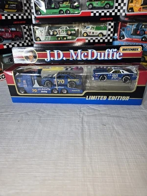 Matchbox NASCAR #70 JD McDuffie Limited Edition Transporter Set In Box NIP - Image 1 of 3