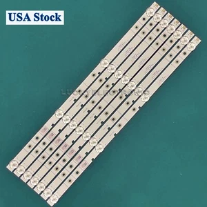7pcs LED Strips For Hisense 43H7C 43H7C2 LED43EC210D SVH420AA7_4LED_REV02 - Picture 1 of 5