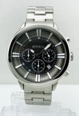 Reloj pulsera Breil TW1171 para hombre cronógrafo profundo 46 mm antracita acero inoxidable Foto 1 de 4