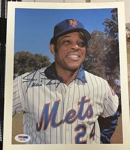 Willie Mays SIGNED PHOTO PSA/DNA AUTO San Francisco Giants HOF METS BEAUTY - Picture 1 of 2