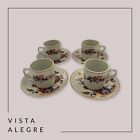 Vista Alegre Portugal Muster VIA67 auslaufend neuwertig 4er Set Tassen & Untertassen