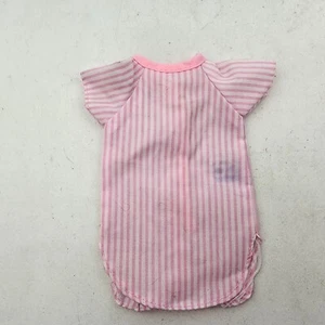 Vintage Barbie Doll Dream Wear Fashion Pajamas #773 Pink & White Striped 1990 - Picture 1 of 5
