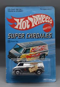 1975 Mattel HOT WHEELS Super Chromes SUPER VAN diecast SEALED chrome MOC mosc !! - Picture 1 of 11