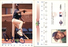 Danny Young Signed 1992 Classic Best #381 Card Asheville Tourists Auto AU
