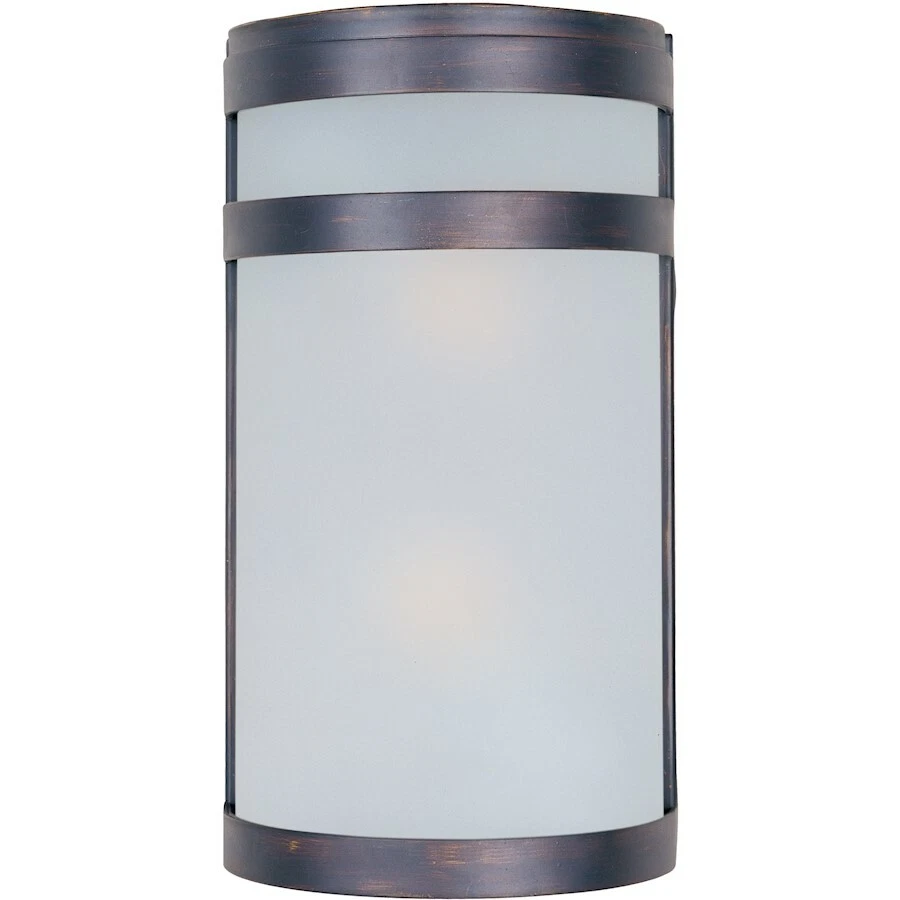 Maxim Arc 2-Light Outdoor Wall Lantern Oil Rubbed Bronze - 5002FTOI - Image 1 of 1