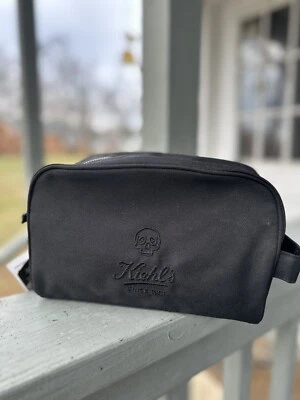 NWT KIEHL’S x Kate Aries Moross Limited Edition Toiletry Black Travel BAG ONLY - Image 1 of 4