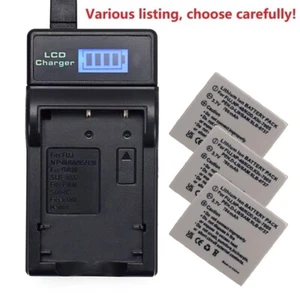 Battery or Charger for PENTAX D-LI8 Optio S5z D-Li85 Optio SV Optio S7 Optio S6 - Picture 1 of 40