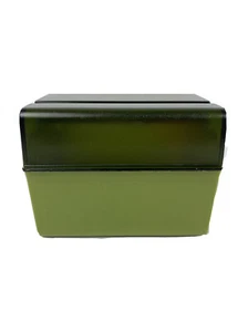 Vintage Rubbermaid Rezept Karten Halter Küche Aufbewahrung Avocado Grün - Bild 1 von 6