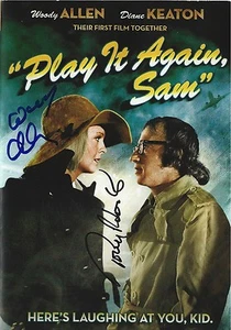 Woody Allen & Tony Roberts signed Play It Again Sam DVD - Brand New - Proof - Picture 1 of 7