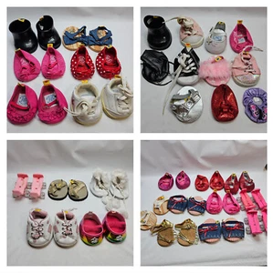 Lot of 21 pairs of Build A Bear Shoes And Sandals Boots singles Used condtion - Picture 1 of 20