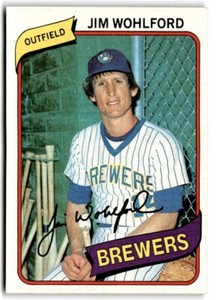 1980 Topps Jim Wohlford Milwaukee Brewers #448