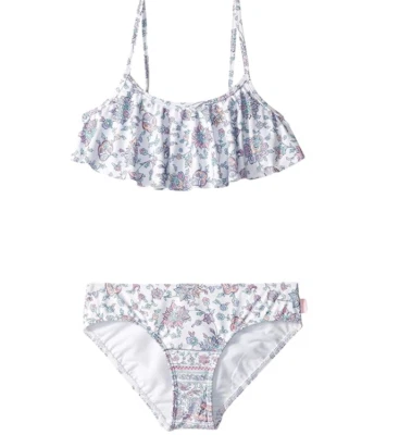 Seafolly X1751 Girls' Ruffle Front Bikini Swimsuit Set AUS Size 8 - Image 1 of 2