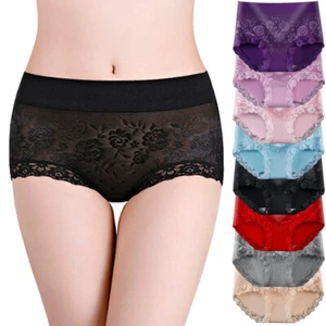 Bragas protectoras de encaje para incontinencia ropa interior a prueba de fugas de algodón para mujeres - Imagen 1 de 24