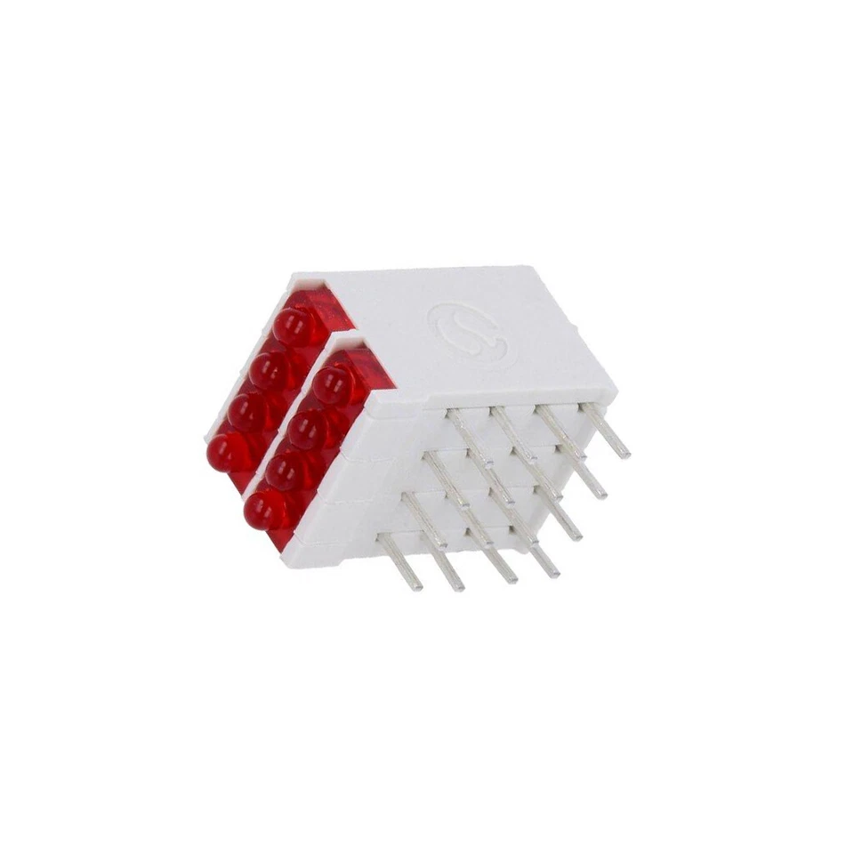 DBI04300 LED im Gehäuse rot 1,8mm Anz.Dioden: 8 10mA Linse: diffus,rot SIGNAL-CO - Bild 1 von 1