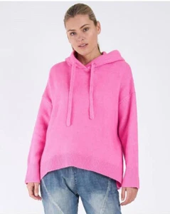 Hoodie Hood Sweater Jumper Pullover Alana Betty Basics Size S Orchid Candy Pink - Picture 1 of 8