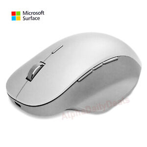 NEW Microsoft Surface Precision Wireless Mouse Rechargeable Laptop Light Gray