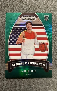 Panini Prizm 2020 selecciones del draft LaMelo balón Global Prospects verde #98 - Imagen 1 de 3