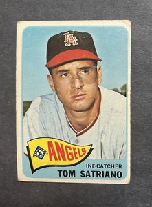 1965 Topps Baseball Tom Satriano California Angels #124