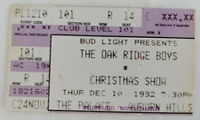VTG Concert Ticket Stub Oak Ridge Boys Palace Auburn Hills Dec 10 1992 #17285