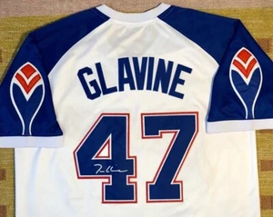 Tom Glavine signed Autogramm Atlanta Braves MLB Trikot HOF USA 95 WS MVP 300 WIN - Bild 1 von 5