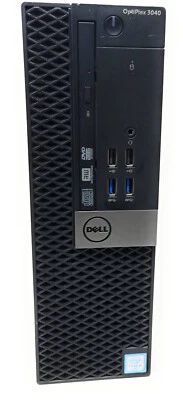Dell 3040 SFF PC Refurbished CPU I3-6100 3.20GHZ RAM 8GB SSD 256GB - Image 1 of 4