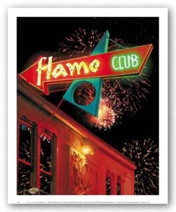 The Flame Club Larry Grossman Art Print 10x8 - Bild 1 von 1