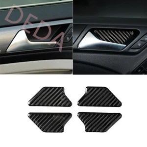 Carbon Fiber Interior Door Handle Bowl Cover Fit For VW Golf 6 MK6 GTI 2008-2012 - Picture 1 of 12
