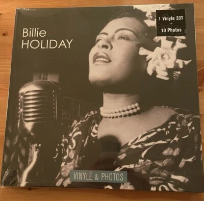 BILLIE HOLIDAY - Vinyl LP and 10 Photos in a Book - France Only Release - SEALED - Image 1 of 4