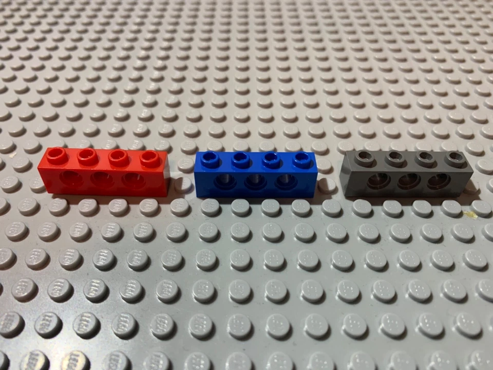 LEGO Parts 3701 (5pcs) Technic, Brick 1x4 with Holes Choose Color - Image 1 of 1