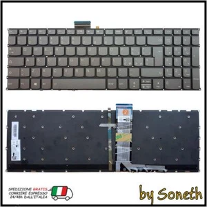 TASTIERA ITALIANA PER LENOVO YOGA CREATOR 7-15IMH05 82DS GRIGIA RETROILLUMINATA - Foto 1 di 4