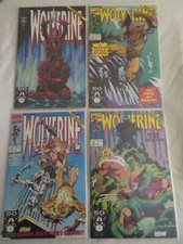 WOLVERINE COMIC LOT 43 44 45 46 VINTAGE 1991 VF+ SILVESTRI HAMA MARVEL