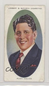 1936 Lambert & Butler Dance Band Leaders Tobacco Rudy Vallee #23 0q5