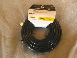 monster rg6 quad coax cable satellite tv cable 50 ft 140034-00 - Picture 1 of 5