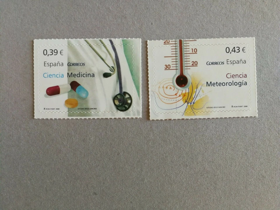 Ciencia 2008 ** Edifil 4384-4385 MNH - Imagen 1 de 1