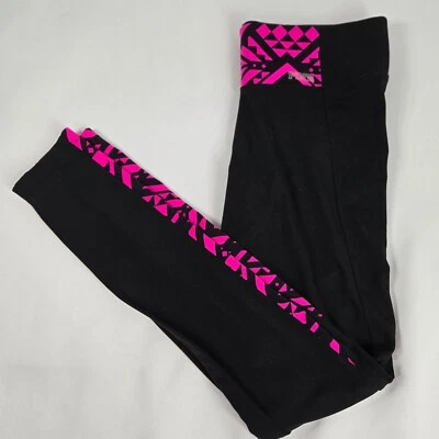 PINK Yoga Victoria's Secret Leggings Aztec Print Athleisure Black S 26 x 29 - Image 1 of 4