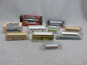 LoT 10 Vintage DIECAST BUS TOYS 1:87 Many Foreign from Hobby Shops, Corgi+++ - Picture 1 of 5