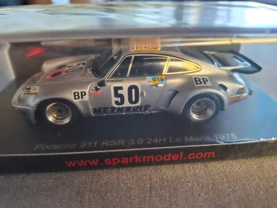 Spark Porsche 911 RSR 3.0 #50 24h Le Mans 1975 1:43 S9801 - Immagine 1 di 3
