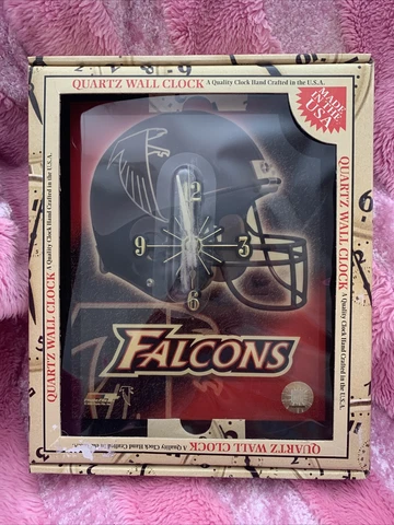 Atlanta Falcons Wall Clock 2000 Quartz NFL New Sealed football..brand New Cover