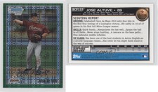 2010 Bowman Chrome Prospects Retail Green X-Fractor Jose Altuve #BCP137