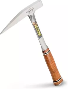 Estwing Rock Pick - 13 oz Geological Hammer with Smooth Face & Genuine Leather G - Picture 1 of 6