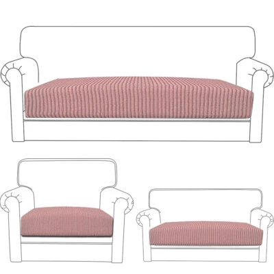 Stretch Sofa Covers Couch Settee Seat Cushion Slipcover L Shape Sectional Covers - Image 1 of 4